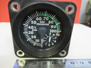 BELL 206 INDICATOR GAS PRODUCER AIRCRAFT PART 206-075-682-107 AS PICTURED C1-A-9